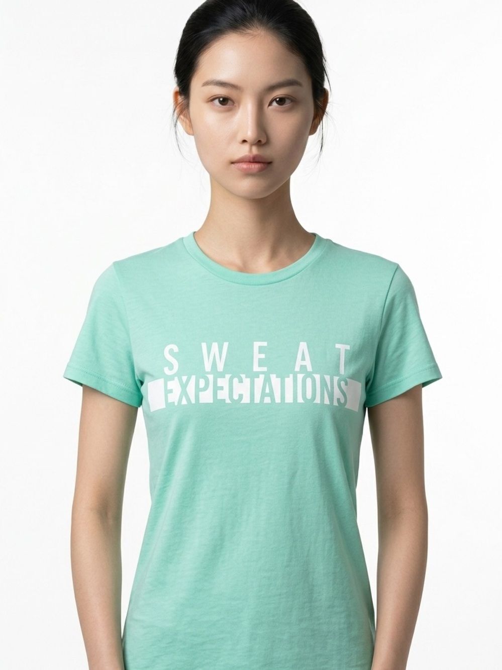 ADIDAS | Sweat Expectations Go To Tee Turquoise Women’s Size Small